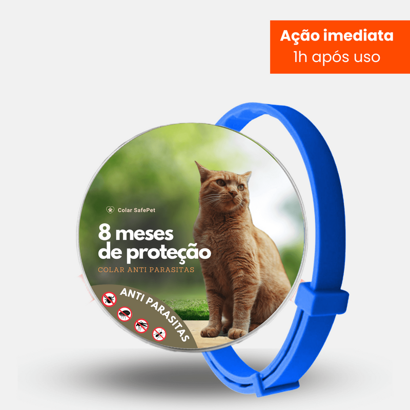 Colar SafePet | Anti Pulgas e Carrapatos - seu pet saudável