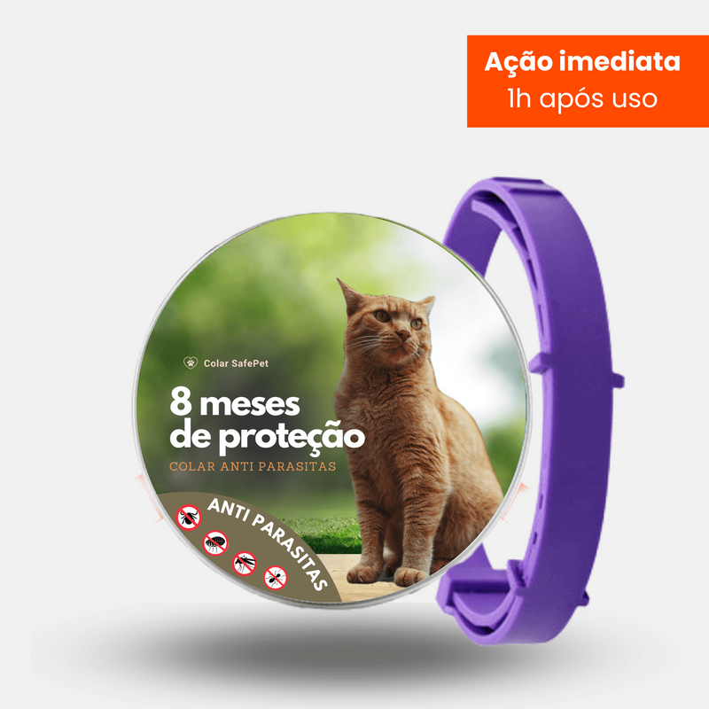 Colar SafePet | Anti Pulgas e Carrapatos - seu pet saudável