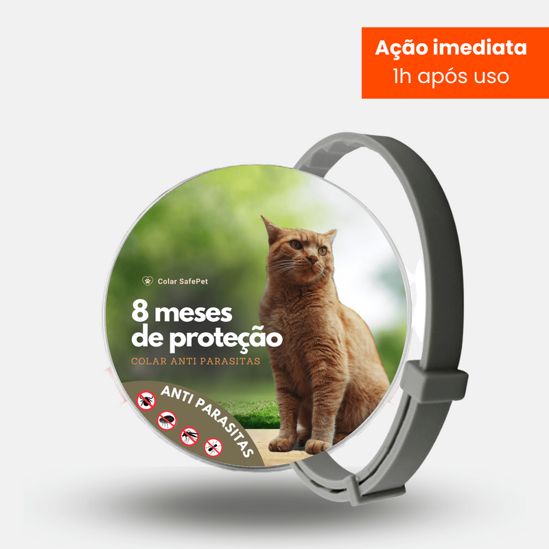 Colar SafePet | Anti Pulgas e Carrapatos - seu pet saudável