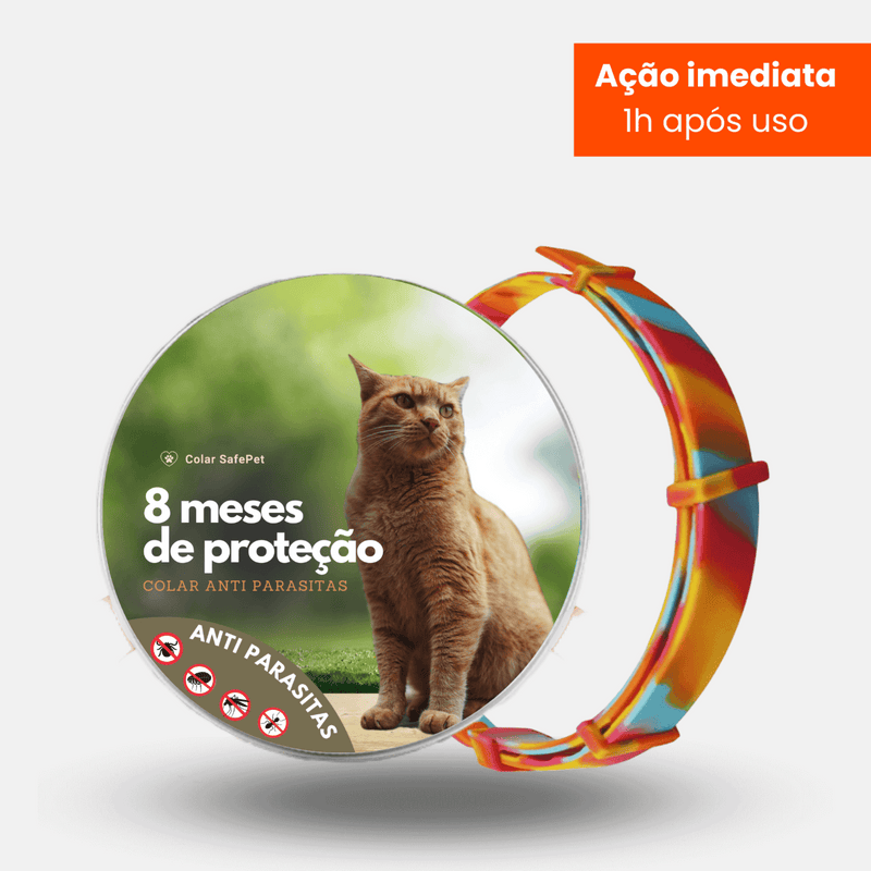 Colar SafePet | Anti Pulgas e Carrapatos - seu pet saudável